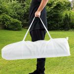 Tangkula Outdoor 10 x 20 Feet Canopy Tent, Party Wedding Tent with Removable Walls, Portable Canopy Shelter Gazebo Pavilion for Event, Backyard, White Tent w/Carry Bag (4 Sidewalls)