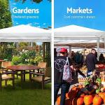 10x30 FT Pop Up Canopy Tent with Sidewalls