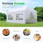 Quictent 10x20 Party Canopy Tent with Sidewalls