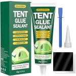 Tent Repair Glue Seam Sealer, Waterproof & Flexible Sealant Adhesive for Tent, Sleeping Pads, Awning & Groundsheet Repair and Outdoor Fabric, Works on Nylon, Canvas and Vinyl - 60ml / 2.12oz