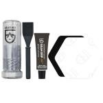 GEAR AID Seam Grip WP Repair Kit – Waterproof 0.25 oz Adhesive with Two Tenacious Tape Hex Patches (2.5" x 2.8", Black and Clear) for Fixing Holes, Tears, and Seams on Tents, Jackets, and Outdoor Gear