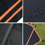 GEERTOP Ultralight Backpacking Tent Tarp Waterproof Tent Footprint Ground Sheet Mat with Storage Bag for Camping Hiking Picnic