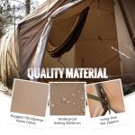 OneTigris TEGIMEN Hammock Hot Tent with Stove Jack, Spacious Versatile Wall Tent with Snow Skirt, 3000mm Waterproof