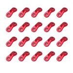 Takelablaze 20 PCS Tent Rope Tensioner, Aluminum Guyline Cord Adjuster for Tent, Ultralight Strong Guy Lines Tensioner Tent Cord Tenord tensioner Camping Accessories