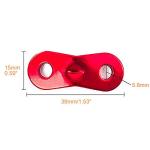 Takelablaze 20 PCS Tent Rope Tensioner, Aluminum Guyline Cord Adjuster for Tent, Ultralight Strong Guy Lines Tensioner Tent Cord Tenord tensioner Camping Accessories