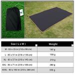 GEERTOP Ultralight Backpacking Tent Tarp Waterproof Tent Footprint Ground Sheet Mat with Storage Bag for Camping Hiking Picnic