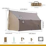 OneTigris TEGIMEN Hammock Hot Tent with Stove Jack, Spacious Versatile Wall Tent with Snow Skirt, 3000mm Waterproof