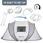 AOPEC Waterproof Pop Up Camping Tent for 2-6 People
