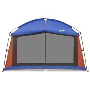 CAMPROS 12x10 Ft Screened Canopy Tent - Blue