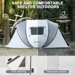 AOPEC Waterproof Pop Up Camping Tent for 2-6 People