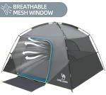 Camel Crown 4-Person Waterproof Camping Tent
