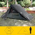 LANSHAN Ultralight 2-Person Waterproof Backpacking Tent