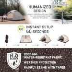 Happy Travel Instant Pop-Up Camping Tent for 1-4 People