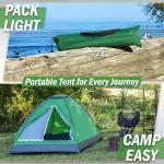 2-Person Lightweight Camping Tent with Rain Fly