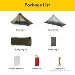 LANSHAN Ultralight 3-Season Waterproof Backpacking Tent