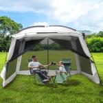 Thinlute 12' x 12' Screen Tent for Camping