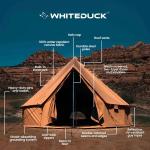 WHITEDUCK Regatta Canvas Bell Tent with StoveJack
