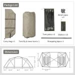 Naturehike Massif 4-Season Hot Tent with Stove Jack