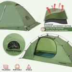 Lightweight 4-Season 2-Person Waterproof Backpacking Tent
