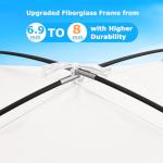 COMMOUDS Lightweight Beach Tent for 3-8 People