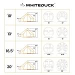 WHITEDUCK Regatta Canvas Bell Tent with StoveJack