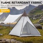 Thinlute Waterproof 3-4 Person Family Camping Tent