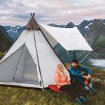 Thinlute Waterproof 3-4 Person Family Camping Tent