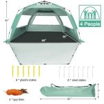 WhiteFang Deluxe XL Pop Up Beach Tent