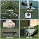 WaldZimmer Waterproof Cotton Canvas Wall Tent