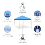 Amazon Basics 10x10 Pop Up Canopy Tent
