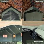 WaldZimmer Waterproof Cotton Canvas Wall Tent