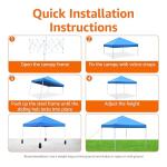 Amazon Basics 10x10 Pop Up Canopy Tent