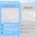 EROMMY 20x50FT Heavy Duty Party Tent