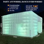 SAYOK Inflatable Party Tent with LED Lights