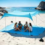 Telescoping Tent Pole Set for Tarps and Awnings