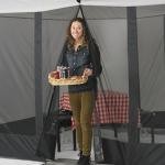 Tailgaterz Magnetic Screen House - Game Day Graphite