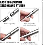 Telescoping Tent Pole Set for Tarps and Awnings