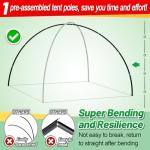 Lightweight Aluminum Tent Pole Replacement Kit, 14.5FT