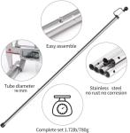 Telescoping Tent Pole Set for Tarps and Awnings