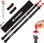 Heavy Duty Adjustable Tarp Poles Set of 2