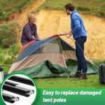 Lightweight Aluminum Tent Pole Replacement Kit, 14.5FT