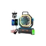 ADUST Portable Camping Fan with LED Light