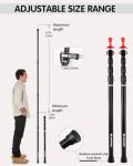 Heavy Duty Adjustable Tarp Poles Set of 2