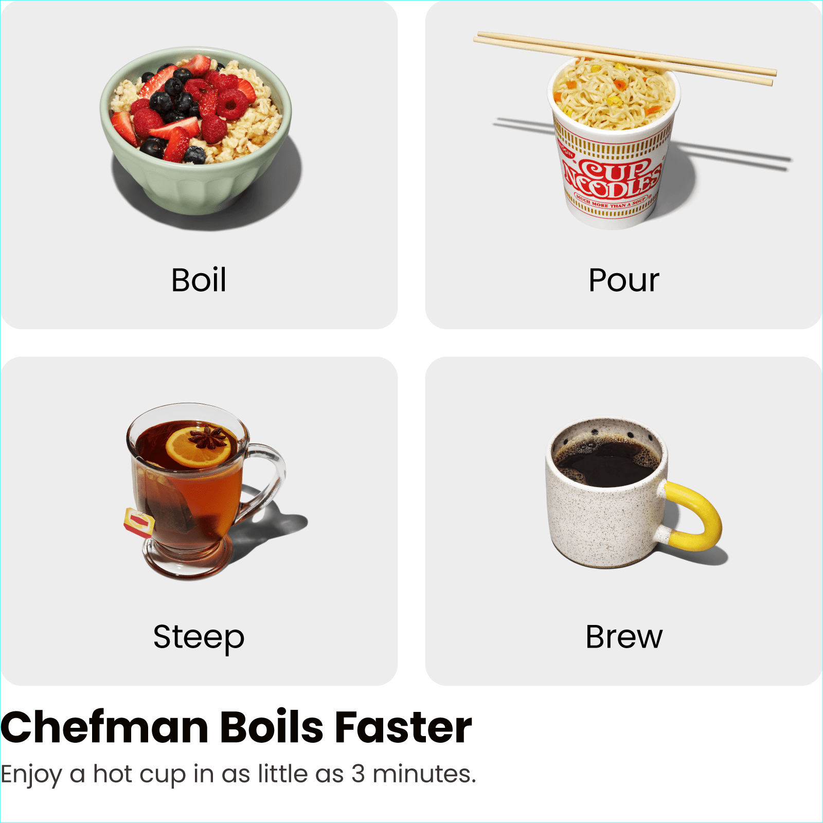 1.8L Chefman Electric Tea Infuser Glass Kettle