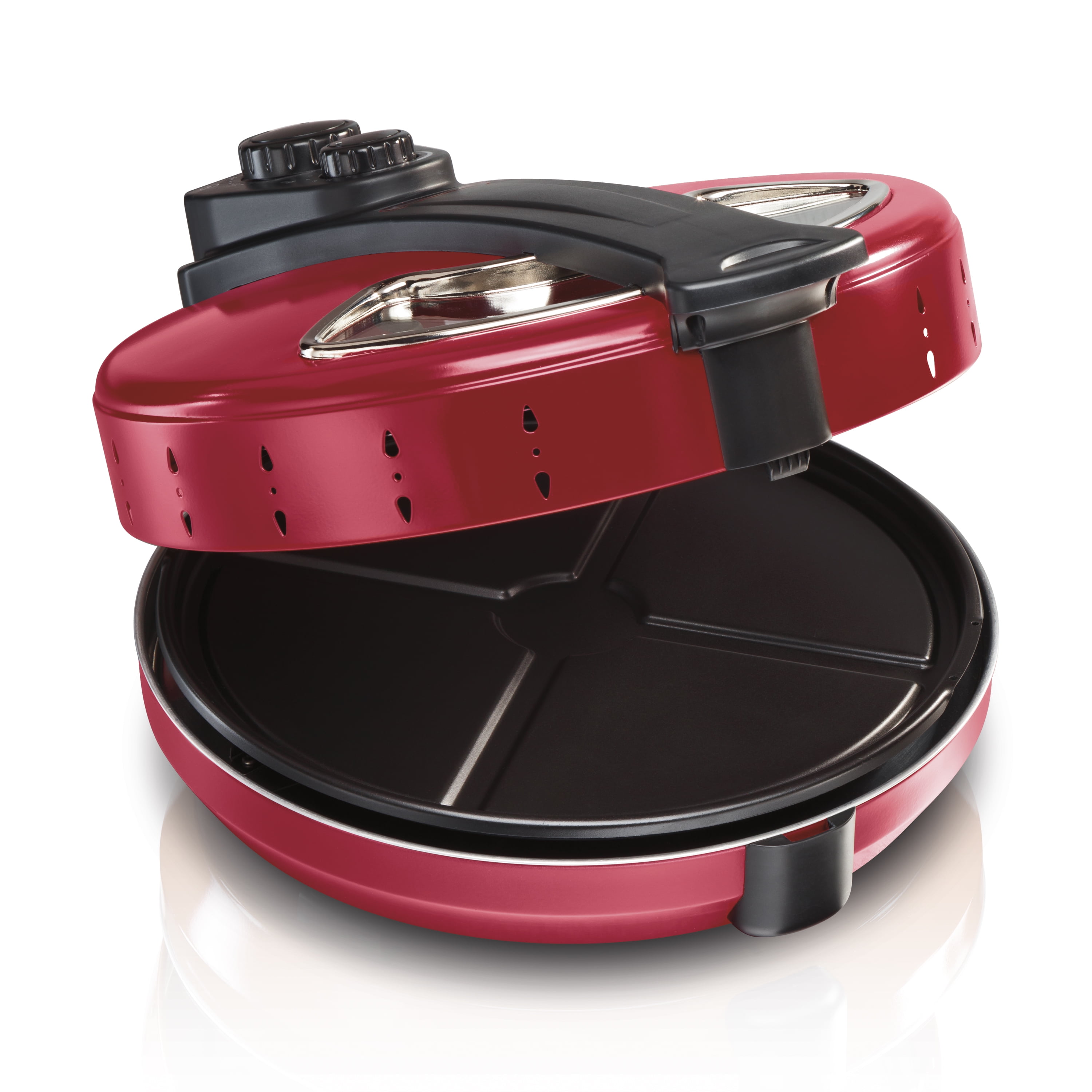 Hamilton Beach 12" Enclosed Pizza Oven, Red