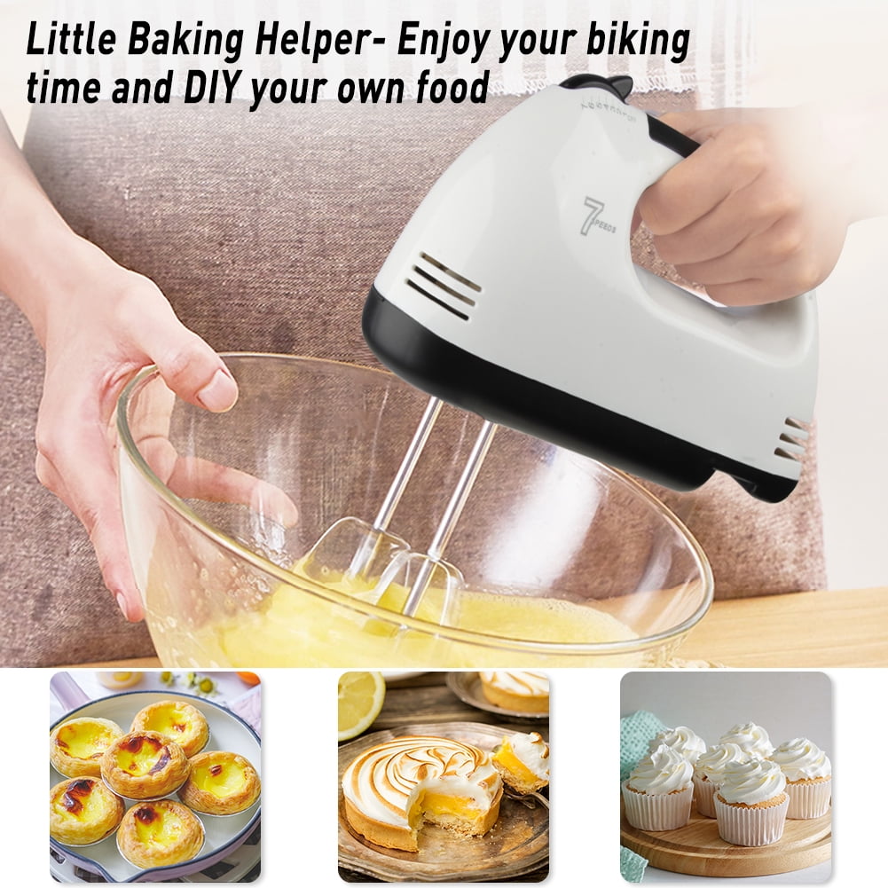 PLUSBRAVO 7-Speed Electric Hand Mixer with Attachments