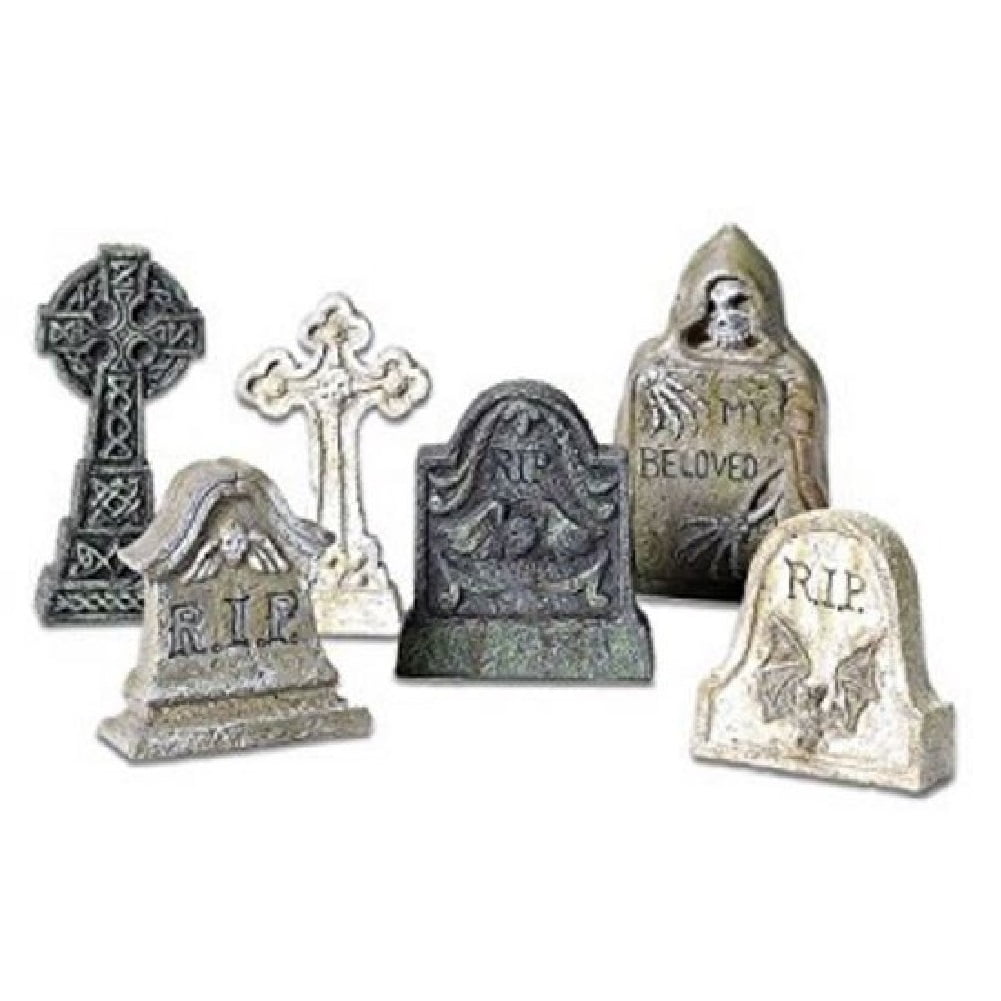 Dept 56 Halloween Tombstone Village Accessory Set