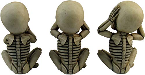 Morbid Morals Mini Skeleton Figurines Set of 3