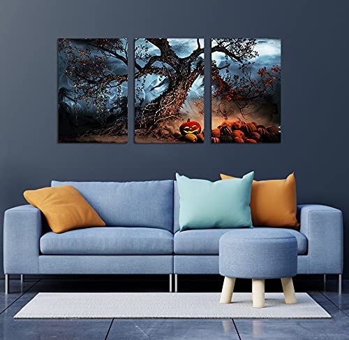 Halloween Canvas Art Set for Spooky Decor