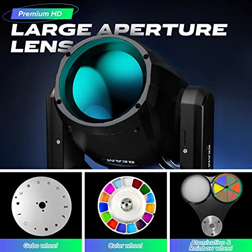 4PCS DMX Moving Head DJ Lights with Gobos